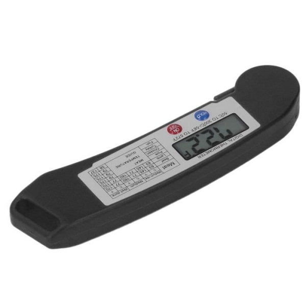 HURRISE Digital termometer Digital elektronisk mattermometer Fällbar Smart Read-termometer