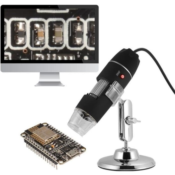 XCSOURCE 40X-1000X Zoom USB Digital Mikroskop 8LED Lättvikts Endoskopförstoringsapparat Videokamera med Stativ TE895