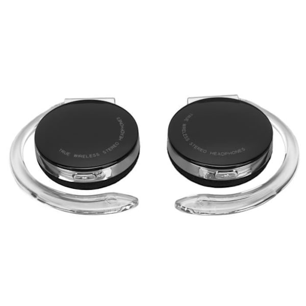 HURRISE hörsnäckor Bluetooth5.2 hörsnäckor tråd, djup bas Bluetooth5.2 hörsnäckor IPX5 Stereo Vattentät 50H ljudspelare Vit