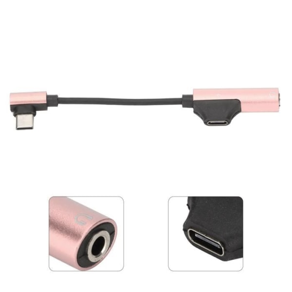 (för Tablet PC) Typ-C-3 Headset Adapter Kabel 5 mm Flex Kabel