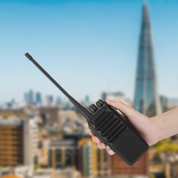HURRISE bärbar radio Tvåvägs amatörradio UHF 10W, 400-480MHz, , bärbart walkie talkie-headset, EU 100-240V ljudvideo