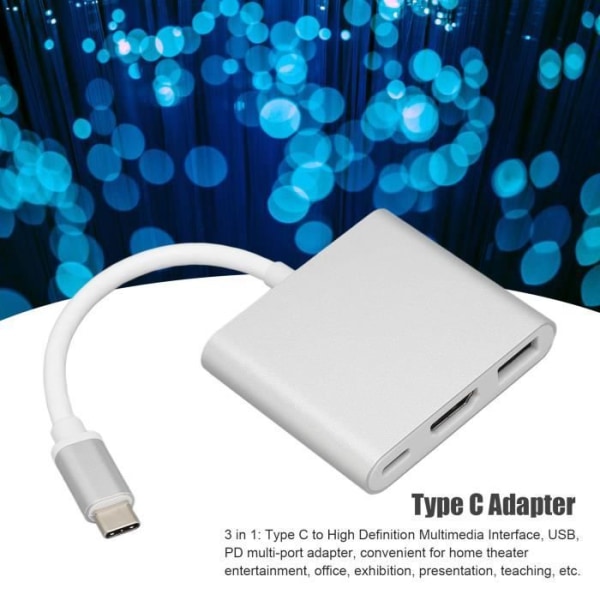 HURRISE Typ C till High Definition Multimedia Interface USB Adapter Typ C till High Definition Multimedia Interface
