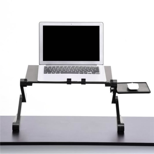 HURRISE Datorbord 360° justerbart hopfällbart bordsställ för bärbar dator med luftkylning