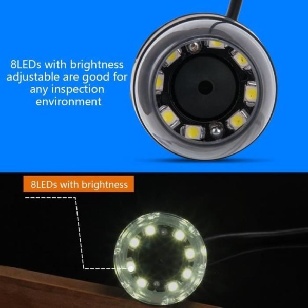 1000X Zoom Digital Mikroskop USB Elektroniskt Mikroskop 8 LED Förstoringsglas Videokamera med Stativ