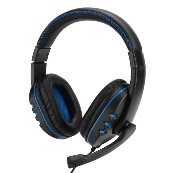 HURRISE Performance huvudmonterat spelheadset för (blå)