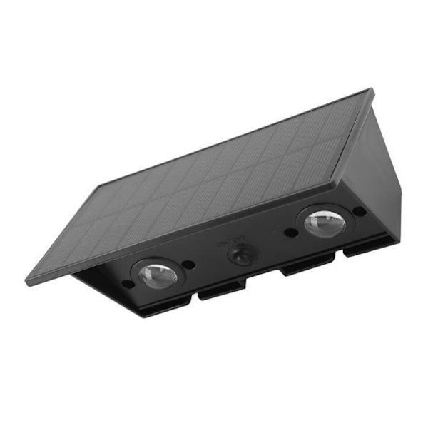 HURRISE Solar Wall Lights Up LED Solar Wall Lamps, Automatisk Switch to High Beacon Pool
