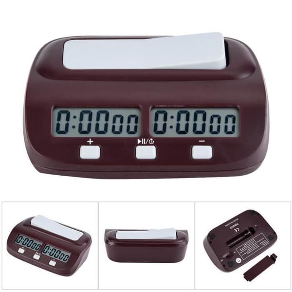 Fdit Electronic Timer Chess Game Klocka Brädspel Timer Kinesiska schackspel Elektronisk kalkyl