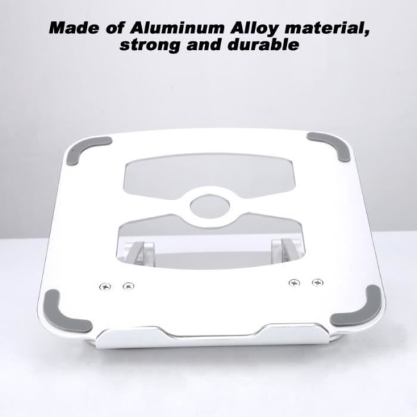 HURRISE Anti-Slip Notebook Stand, justerbar aluminiumlegering för 11-17 tums bärbar dator