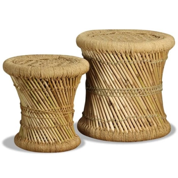 FDIT pallar 2 st bambu och jute - FDI7070649244915