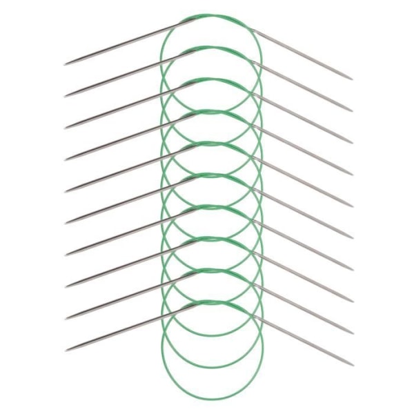 HURRISE runda stickor 10 st Bärbar rund sticka 40 cm Längd Hem Rostfritt stål