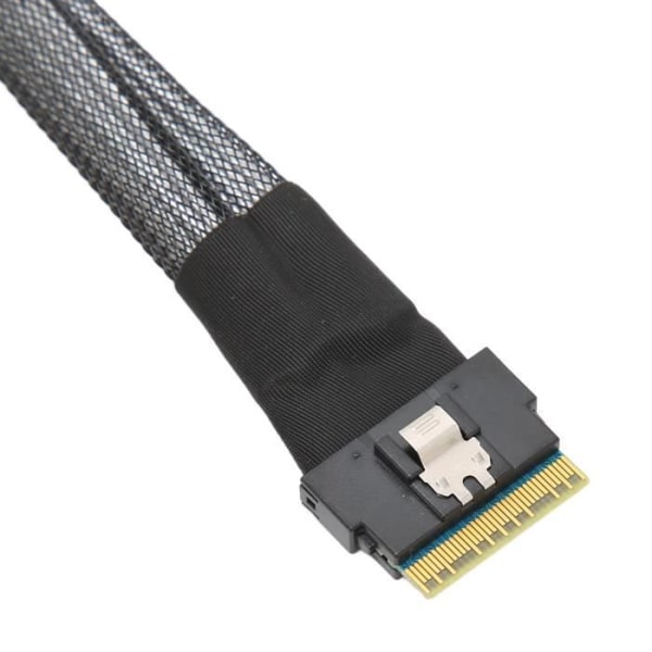 HURRISE SFF-8654 SAS-kabel High Tenacity Mini SAS-kabel 12 Gbps Data SFF-8654 8i till Bay Card-kabel