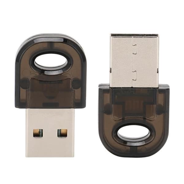 HURRISE USB Bluetooth Adapter Bluetooth Version 5.0 USB Adapter 3 Mbps Importerad Chip RTL8761B Svart med CD för dator