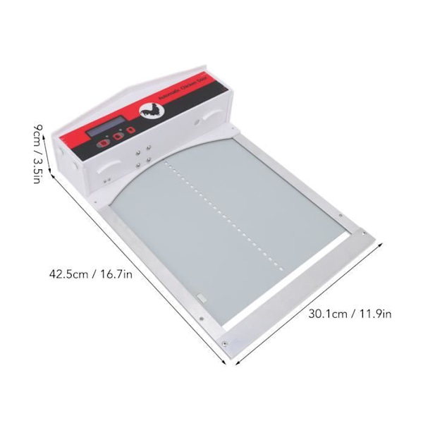 TMISHION Chicken Coop Door Kit Automatisk Chicken Coop Dörröppnare, Skentyp, LCD-kontroll, Hönsbursöppnare för