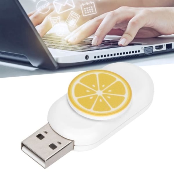 HURRISE Lemon U Disk Innovativ USB-minne Formad Bärbar Hållbar Stabil Fuktsäker plugg Datorminne 128GB