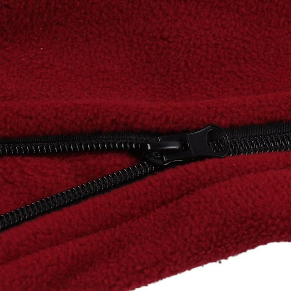 HURRISE Sovsäcksfoder med dragkedja Supertjockt mjukt fleece Deco Sovsäcksfoder Mörkröd