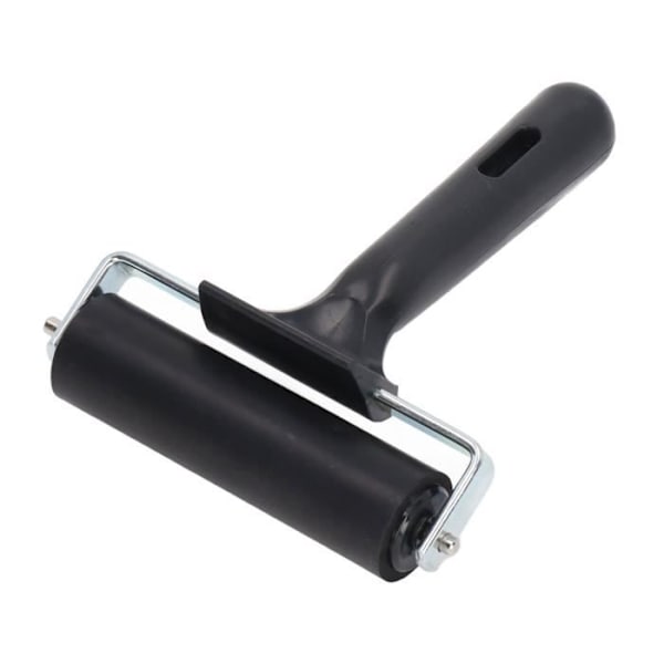 HURRISE Graveringsrulle Strass målarrulle 10 cm Längd Lätt att flytta Stark Power Brayer Roller med handtag