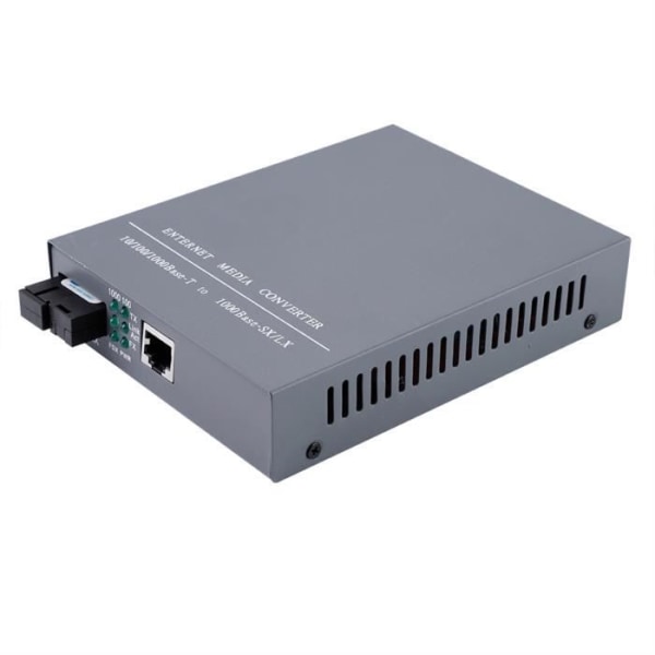 HURRISE 2PCS Gigabit fiberoptisk mediakonverterare SC10/100/1000M AC100~250V