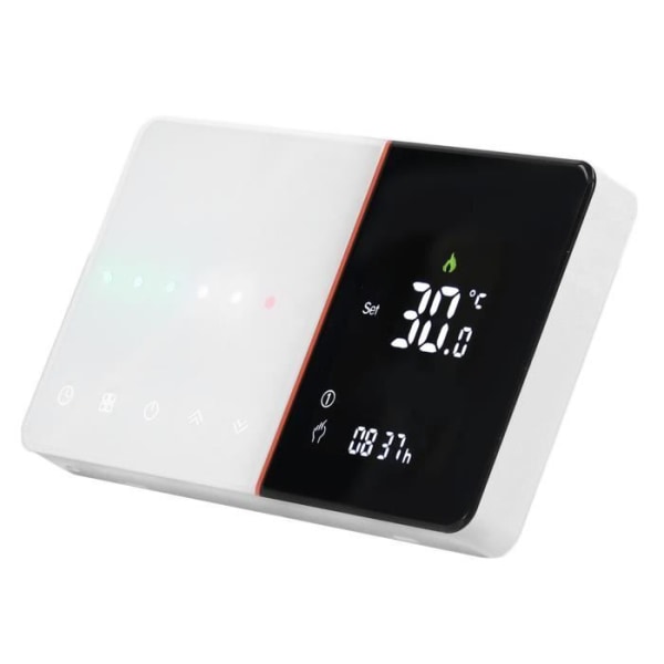 HURRISE LCD-termostat WiFi Smart Termostat, LCD-programmerbar röststyrning, gör-det-själv öppen spisstermostat