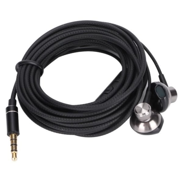 HURRISE D20 trådbundna hörlurar med automatisk brusreducering och inbyggd mikrofon