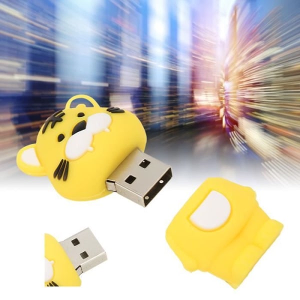 HURRISE Datalagringsenhet Bärbar Cartoon Storage USB-minne, USB-minne för datorlagring 32GB