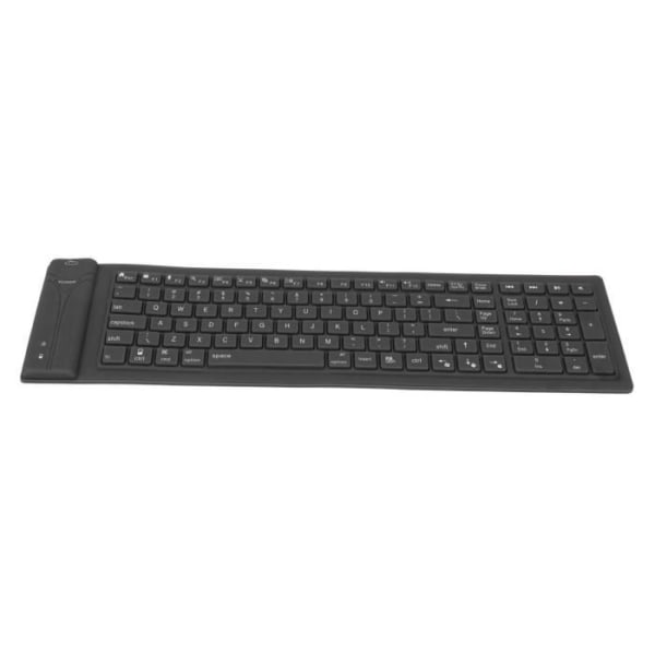 LIA - Silikontangentbord Silikonvikbart tangentbord 108 nycklar Vattentätt Fulltätning Design Vikbart tangentbord