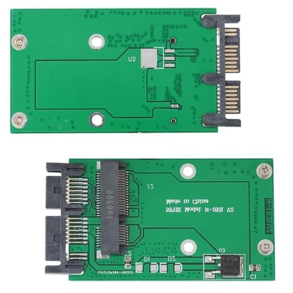 Eiffel Mini MSATA till 1,8 tum Micro SATA Micro SATA Interface Adapter Converter Card Disk