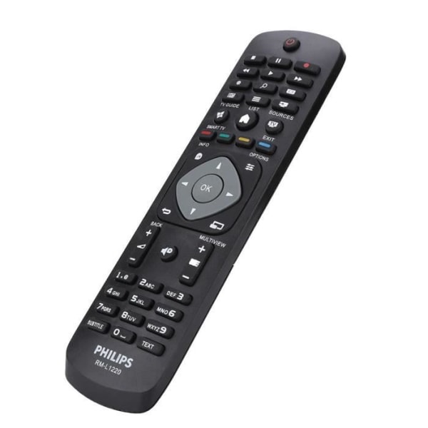 ROMANTISK Multifunktion Smart TV Ersättningsfjärrkontroll för Philips RM-L1220 RC19002B RC2031