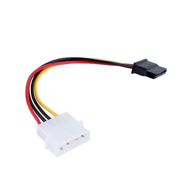 HURRISE Adapter Converter Kabel Ny 1st 4 Pin IDE till 15 Pin Serial ATA SATA Adapter Kabel