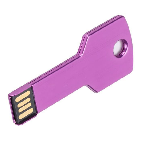 HURRISE USB-minne Hsthe Sea CW10084 U Stick Portable Metal Disk för datorer Intern datortelefon Lila 64 GB