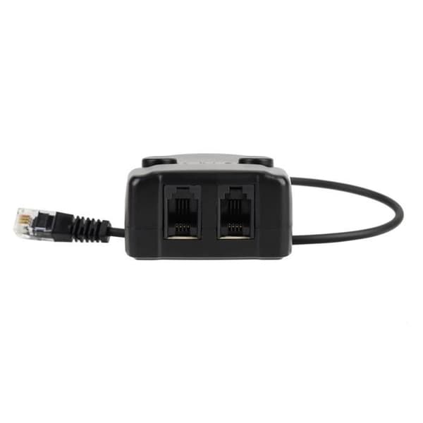 HURRISE Training Box Adapter Crystal Headset Telefon Training Box Splitter Adapter Volymkontroll Intelligent ljud