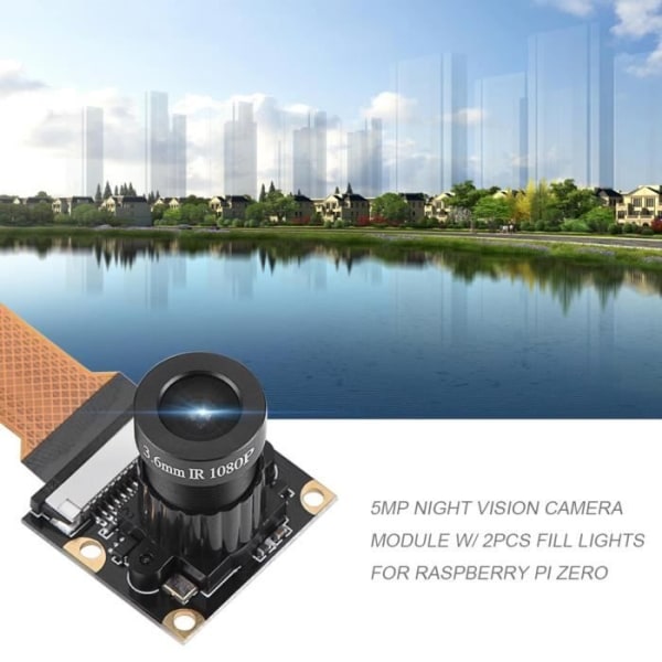 HURRISE 5MP Night Camera Module med 2st Fill Lights för