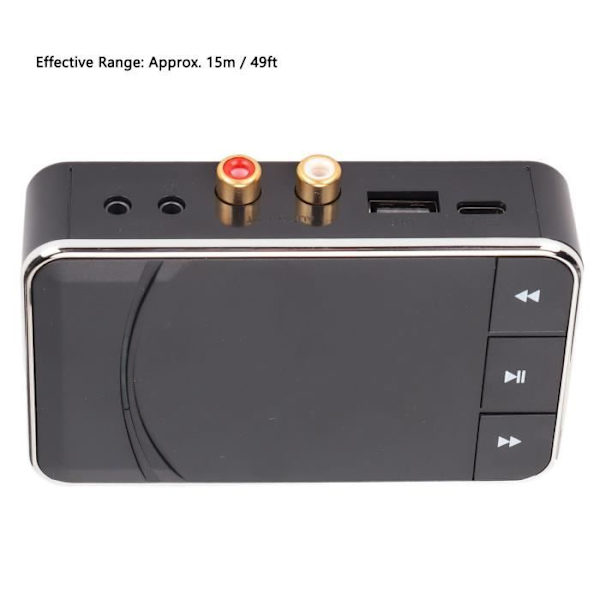 HURRISE Bluetooth 5.0 Adapter T39 NFC Bluetooth Transceiver 15m/49ft effektiv räckvidd Transceiver