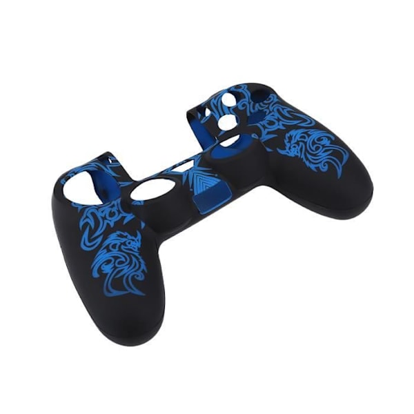 HURRISE Soft Case för PS4 Controller Mjukt Silikonfodral Skin Grip Shell Cover för Sony Playstation 4 PS4 Controller Blå
