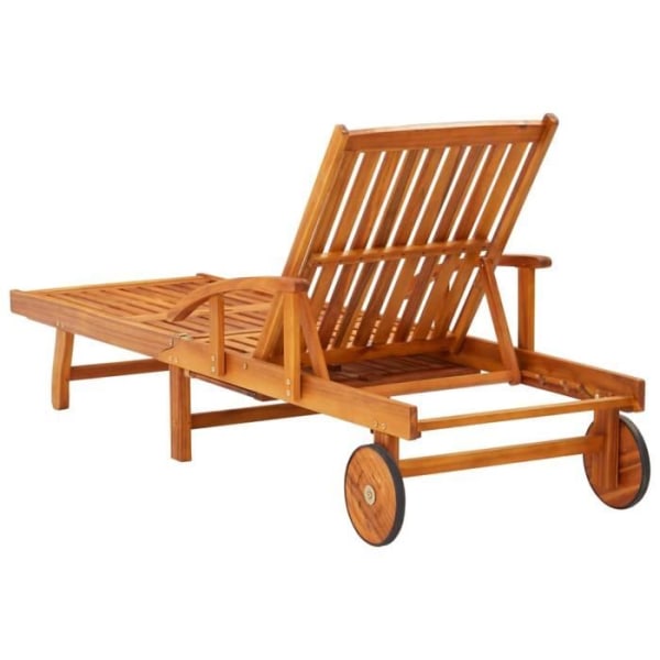 YUDAIHD Trädgårdsstol med bord och kudde akaciaträ - hög kvalitet YUD71920