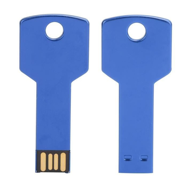 HURRISE USB-minnesdisk Blå USB-minne Formad USB-minne USB-minnesdisk Plug and Play Video Piece U Disk 32GB