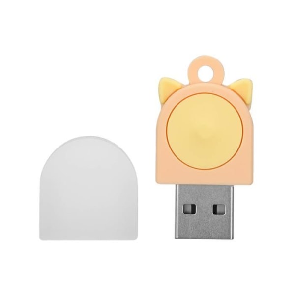 U Disk Cat Ear U Disk Cute Innovative Cartoon USB2.0 Key Portable Disk (orangegul 16GB)-LIA