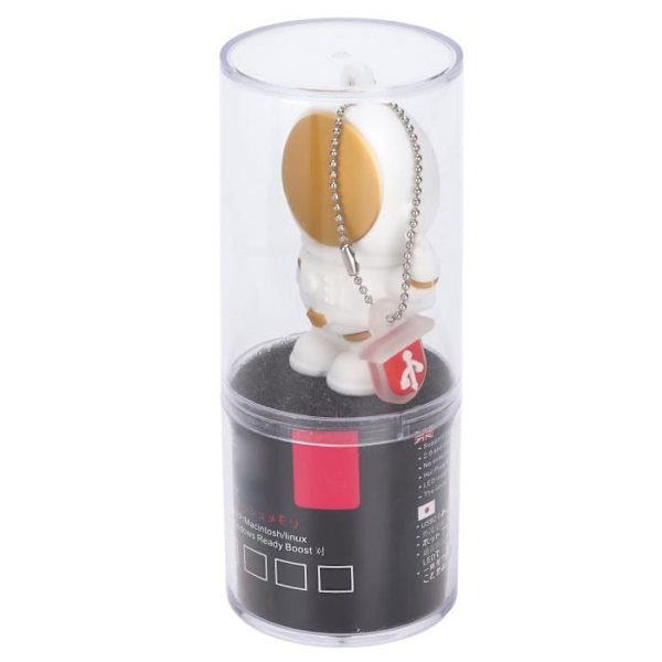 HURRISE USB-minne Snabb hastighet 16GB 32GB 64GB 128GB Intern dator USB2.0-gränssnitt Waving Astronaut 32GB
