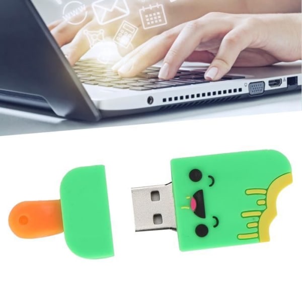 HURRISE USB 2.0-flashminne USB 2.0-flashminne, tecknad modellering, härlig datordatalagring