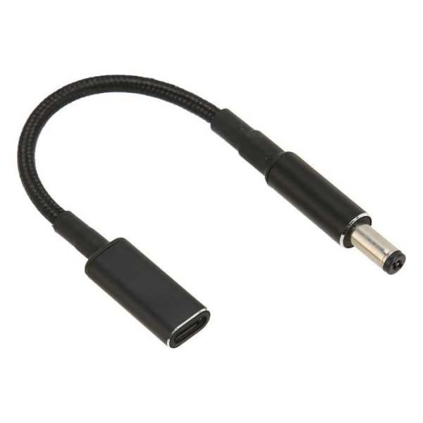 USB Typ C hona till 5 adapterkabel USB typ C hona till 5,5x2,1 mm hane Dual Chip PD E MARK adapterkabel