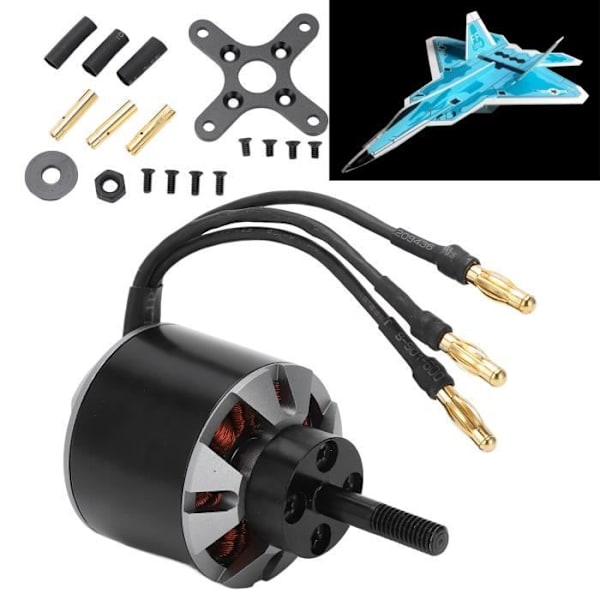 HURRISE Borstlös Motor QA4220 QA4220 450KV Borstlös Motorset för RC-fjärrkontroll Fastvingad flygplansdrönare