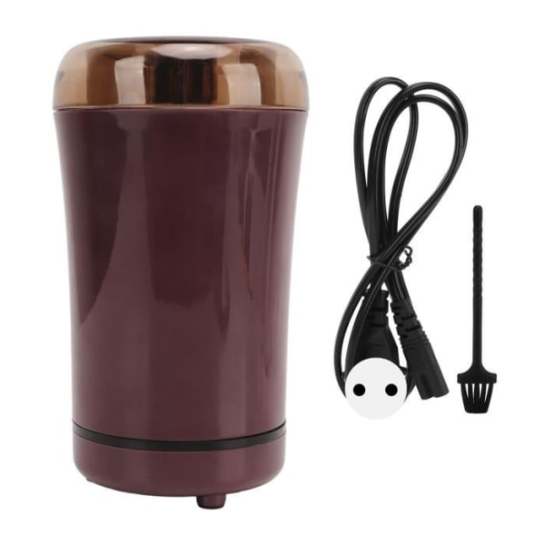HURRISE Elektrisk kryddkvarn Multifunktions elektrisk kaffekvarn blad i rostfritt stål bärbar liten kvarn