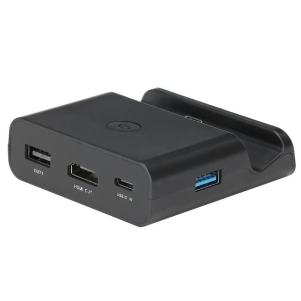 Fdit HDMI-videoadapter för Switch/Lite, Bärbar TV-adapter, Mini Dock Laddningsställ