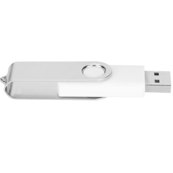 HURRISE USB-minne USB-minne Candy White Roterande bärbar lagring Memory Stick Datorlåda 64 2GB
