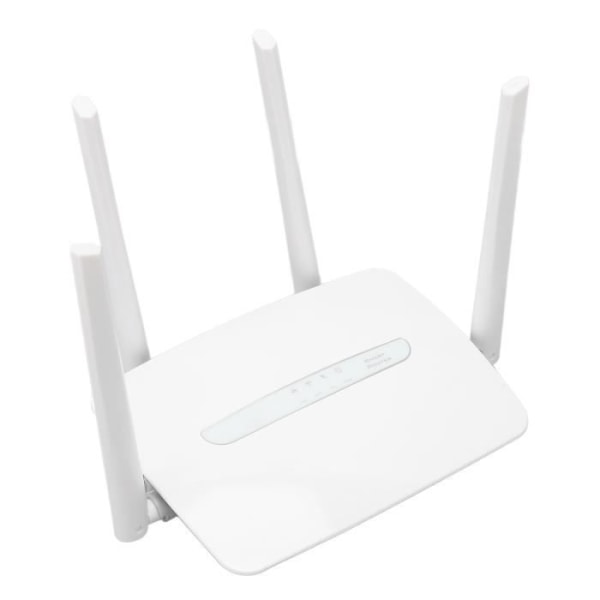 HURRISE 4G LTE-router 4G LTE CPE WiFi-router med SIM-kortplats, extern antenn IT-paket EU-kontakt