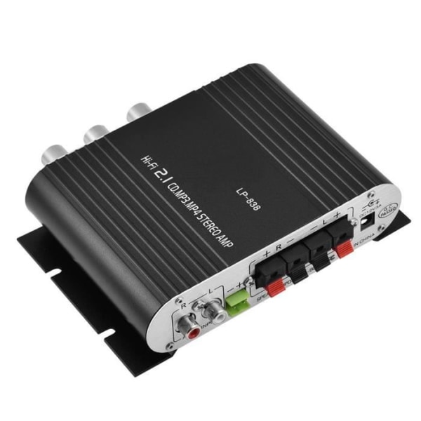 Fdit Mini Stereo Amplifier Mini HiFi 2.1 Bass Stereo Auto Car Home Audio Effektförstärkare Amp