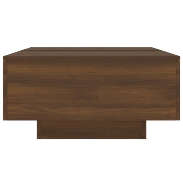 LIA - Soffbord i brun ek 90x60x31 cm Konstruerat trä