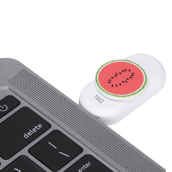 HURRISE Memory Stick Innovativt vattenmelonformat USB-minne, bärbart, hållbart, stabilt, vattentätt datorenhet 32GB 16GB