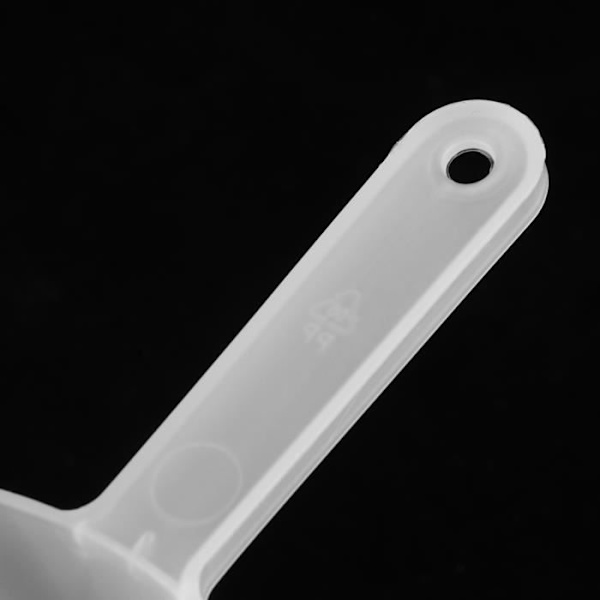 Glassskopa, matskeda, matskeda, PP-plast för ismaskin Nötmjöl Dessertbufféer/