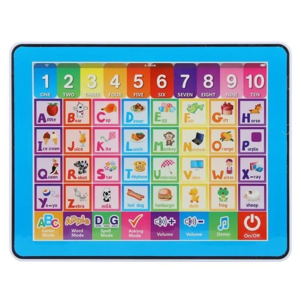 Kids Learning Pad Baby Educational Smart Play Tablet Barnmusik ABC Learning Toy