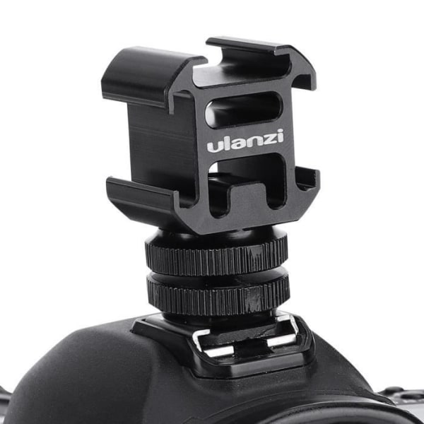 Ulanzi Triple Hot Shoe Camera Mount Adapter för Triple Hot Shoe Microphone Video Monitor